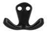 Afbeeldingen van Siro Kapstokhaak metaal - boorafstand 8mm/L 33mm/H 22mm/B 44mm - zwart 