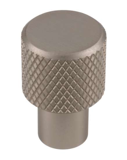 Afbeeldingen van Siro Meubelknop metaal - L 16mm/H 25mm/B 16mm mat RVS effect 
