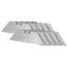 Afbeeldingen van Stanley reserve mesjes 1992 - 0.65x62mm zonder gaten - 10 stuks