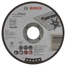 Afbeeldingen van Bosch Doorslijpschijf recht Best for Inox - Rapido