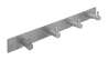 Afbeeldingen van Siro Haaklijst metaal - boorafstand 298mm/L 322mm/H 46mm/B 39mm RVS 