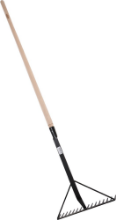 Afbeeldingen van Kelfort Asfalthark - 410mm - met steel 16 tands 