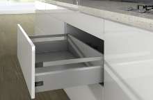 Afbeeldingen van Frontlade Set met Reling H186/126 L270 Zilver