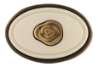 Afbeeldingen van Siro Meubelknop metaal - L 32mm/H 24mm/B 32mm antiek messing/beige 