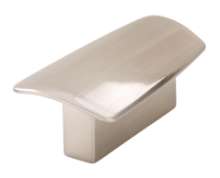 Afbeeldingen van Siro Meubelgreep metaal - boorafstand 32mm/L 65mm/H 23mm/B 31mm RVS effect 
