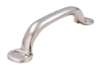 Afbeeldingen van Siro Meubelgreep metaal - boorafstand 163x19mm/L 200mm/H 42mm/B 37mm - nikkel glanzend 