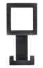 Afbeeldingen van Siro Kapstokhaak metaal - boorafstand 24mm/L 101mm/H 43mm/B 52mm antiek ijzer 