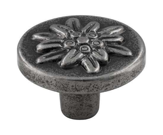 Afbeeldingen van Siro Meubelknop metaal - L 22mm/H 15mm/B 22mm - antiek zilver 