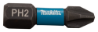 Afbeeldingen van Makita Slagschroefbit X Impact Black - PH2x25mm
