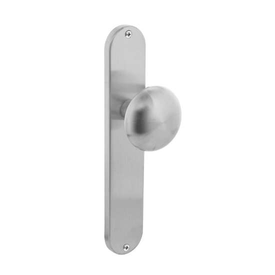 Afbeeldingen van INTERSTEEL Knop Paddenstoel op schild blind rvs geborsteld 2695