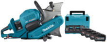 Afbeeldingen van Makita doorslijper 355mm CE001GT401X - 40V Max 3.6kW 4x5.0Ah accu - Inclusief dou-snellader in Mbox 