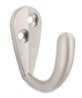 Afbeeldingen van Siro Kapstokhaak metaal - boorafstand 10mm/L 43mm/H 38mm/B 19mm nikkel mat 