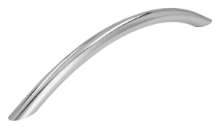 Afbeeldingen van Siro Meubelgreep metaal - boorafstand 128mm/L 148mm/H 31mm/B 10mm chroom glanzend 