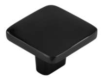 Afbeeldingen van Siro Meubelknop metaal - L 33mm/H 22mm/B 33mm zwart chroom glanzend 