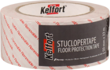 Afbeeldingen van Kelfort stuclopertape - 50mm 33 meter per rol 