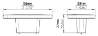 Afbeeldingen van Siro Meubelknop metaal - L 58mm/H 22mm/B 33mm chroom glanzend 