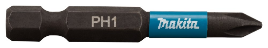 Afbeeldingen van Makita Slagschroefbit X Impact Black - PH1x50mm