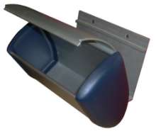 Afbeeldingen van Hermeta Wand-Afvalbak 3,5L 3280-753E Ral 5011