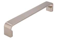 Afbeeldingen van Siro Meubelgreep metaal - boorafstand 160mm/L 168mm/H 26mm/B 18mm RVS effect 
