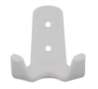 Afbeeldingen van Siro Kapstokhaak kunststof - boorafstand 20mm/L 62mm/H 62mm/B 57mm - wit 