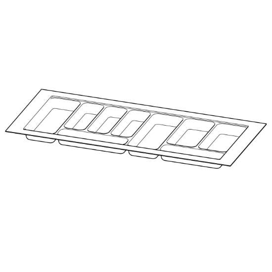 Afbeeldingen van Hettich OrgaTray 440, zilver, 380 - 440 / 901 - 1000