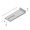 Afbeeldingen van GB Elementverankering type 13 25x170 60x6 Sendzimir Verzinkt