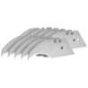 Afbeeldingen van Stanley reserve mesjes 5192 - 0.65x60mm - 100 stuks