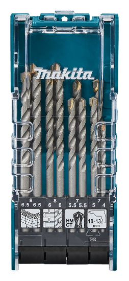 Afbeeldingen van Makita Borenset 12-delig cil 4-8mm D-73483