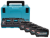 Afbeeldingen van Makita startset XGT DC40RB - 4xBL4050F 5.0Ah accu - in Mbox