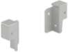 Afbeeldingen van Hettich Set achterwandverbinder ArciTech 78 mm, zilver, links en rechts