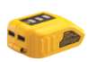 Afbeeldingen van DeWalt laadadapter DCB090-XJ - USB - voor alle XR accu's geleverd zonder accu