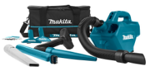 Afbeeldingen van Makita Stofzuiger CL121DZX - 12v - Max zonder accu's en lader, in doos 
