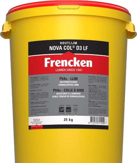 Afbeeldingen van Frencken Houtlijm d3 nova col - 25kg - BASISARTIKEL