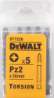 Afbeeldingen van DeWALT Bitset pozidriv DT7226