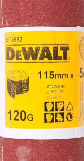 Afbeeldingen van DeWALT Schuurpapier op rol DT3582