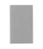 Afbeeldingen van Siro Meubelknop metaal - L 12mm/H 20mm/B 12mm mat aluminium 