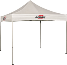 Afbeeldingen van Kelfort doorwerktent - 3x3 meter - stalen frame