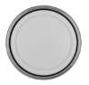 Afbeeldingen van Siro Meubelknop metaal - L 30mm/H 25mm/B 30mm antiek zilver/wit 
