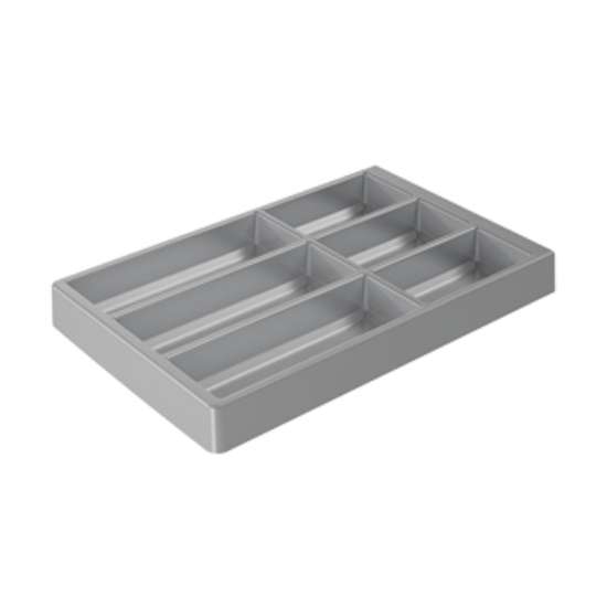 Afbeeldingen van Hettich OrgaTray 470, 500 mm, zilver