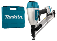 Afbeeldingen van Makita brad tacker AF635 - 8 bar 15Ga - inclusief olie en veiligheidsbril in koffer 