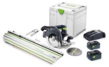 Afbeeldingen van Festool Accu-Pendelkapzaagmachine HKC 55 5,2EBI-Set-FSK420