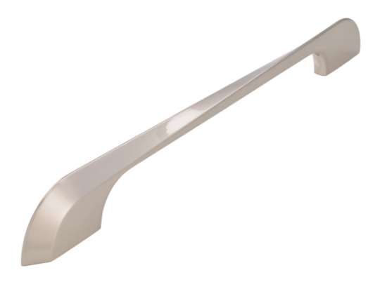 Afbeeldingen van Siro Meubelgreep metaal - boorafstand 224mm/L 267mm/H 28mm/B 8mm RVS effect 