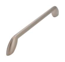 Afbeeldingen van Siro Meubelgreep metaal - boorafstand 160mm/L 192mm/H 30mm/B 12mm RVS effect 