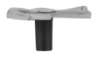Afbeeldingen van Siro Meubelknop metaal - L 41mm/H 22mm/B 60mm antiek tin 