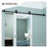 Afbeeldingen van INTERSTEEL Schuifdeursysteem Modern Top mat zwart 4501