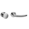 Afbeeldingen van INTERSTEEL Knop/kruk garnituur links half rond/90°met profielcilindergat plaatje 3942