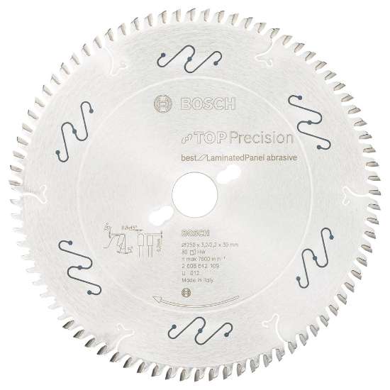 Afbeeldingen van Bosch Cirkelzaagblad Top Precision Best for Laminated Panel Abrasive