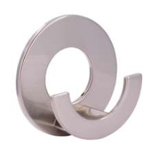 Afbeeldingen van Siro Haak metaal - zelfklevend L 60mm/H 26mm/B 60mm RVS effect 