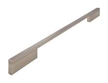 Afbeeldingen van Siro Meubelgreep metaal - boorafstand 288/384mm/L 412mm/H 29mm/B 10mm RVS effect 