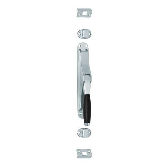 Afbeeldingen van INTERSTEEL Deurespagnolet Ton 400 chroom mat/ebbenhout 5620